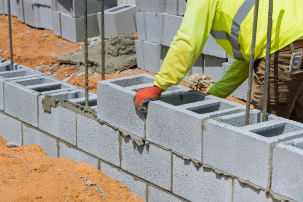 Concrete Blocks Installation in Sioux Falls