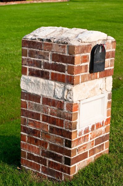 Brick Mailbox Installation in Sioux Falls